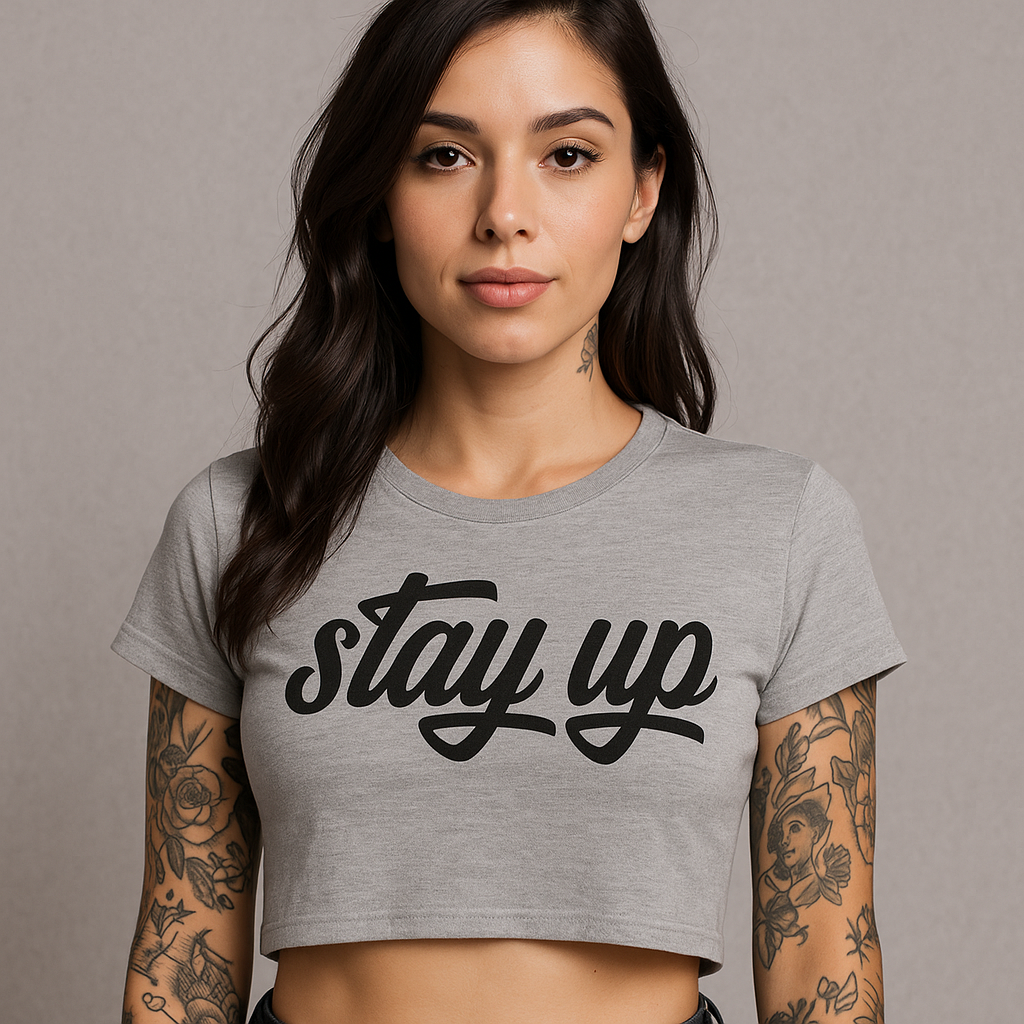 “Stay Up” Crop Top