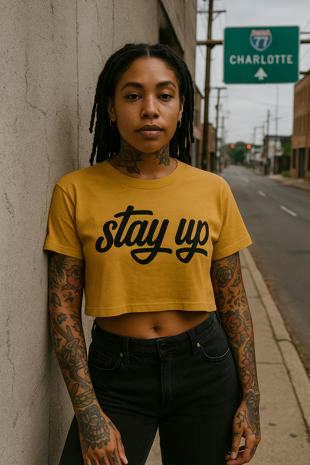 “Stay Up” Crop Top